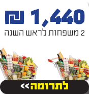 2 משפחות לראש השנה - סלי מזון ראש השנה תשפ"א