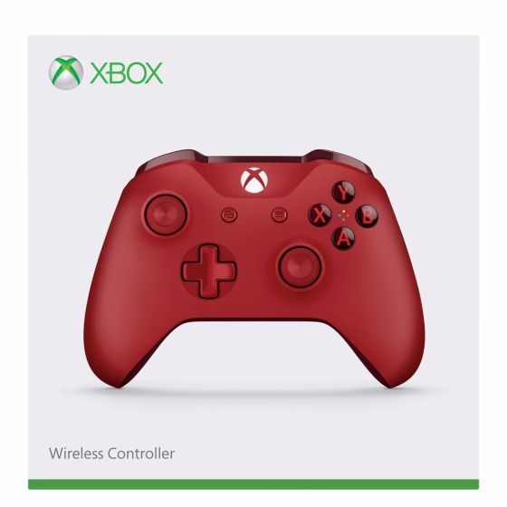 שלט Xbox אלחוטי בצבע אדום