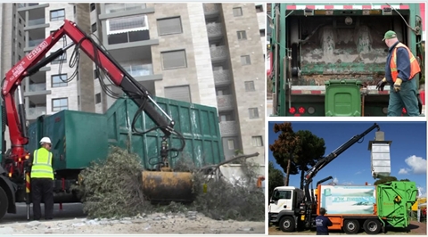 איסוף ופינוי  פסולת ביתית גזם וגרוטאות