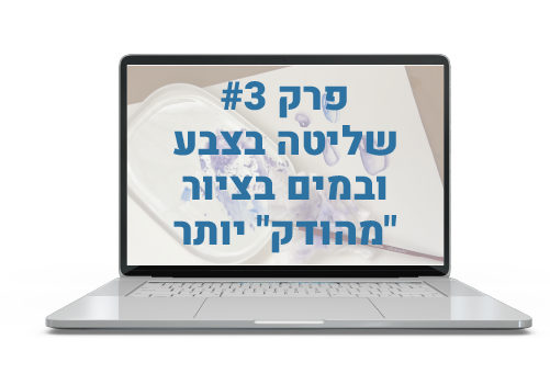 פרק #3 שליטה בצבע ובמים בציור "מהודק" יותר - שלומית ויידה
