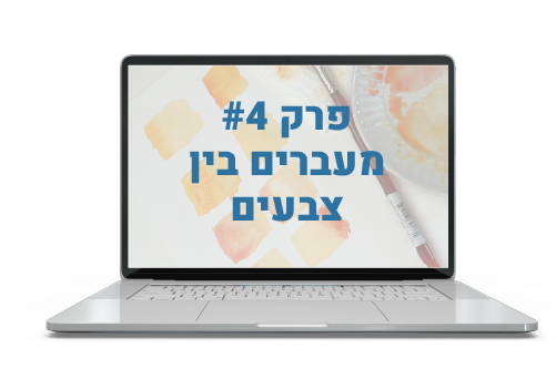 פרק #4 מעברים בין צבעים - שלומית ויידה