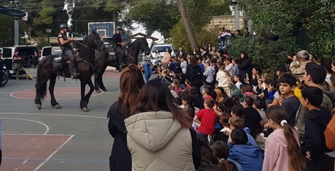 יום קהילה-משטרה בביה"ס נוף הרים