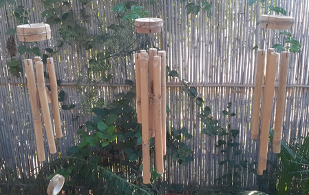 הכנת פעמוני רוח עגולים מבמבוק