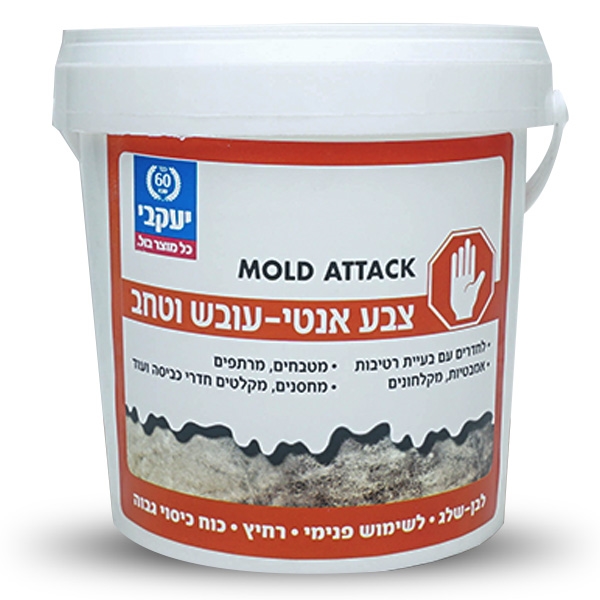 צבע אנטי עובש 2.5 ליטר