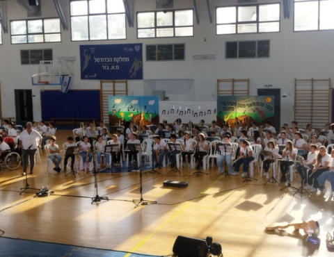 קונצרט הסיום של "בית הספר המנגן" בשחקים
