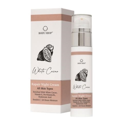 White Cacao קרם לילה משקם לכל סוגי העור ברשת BODY SHOP