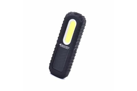 פנס עבודה נטען מתכוונן 180 מעלות, חסין למים ואבק, עם תאורת לד ראשית ומשנית