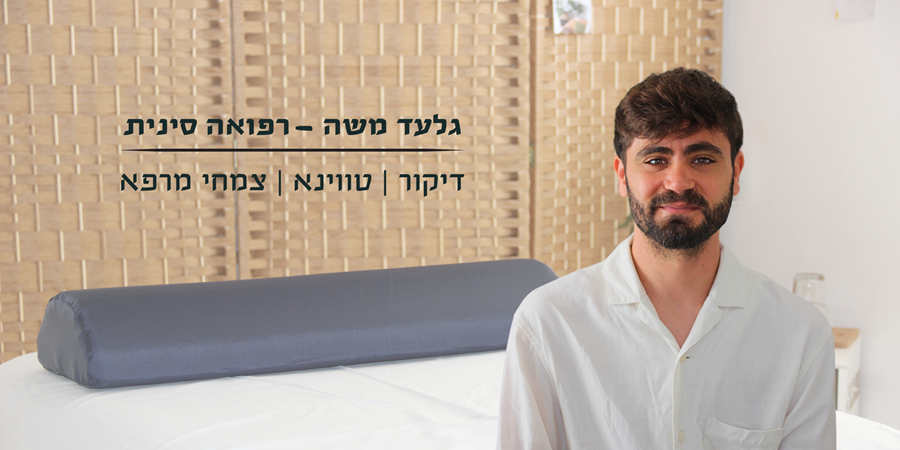 גלעד משה רפואה סינית - דיקור טווינא וצמחי מרפא בנווה שאנן, חיפה. רפואה סינית לסטודנטים.