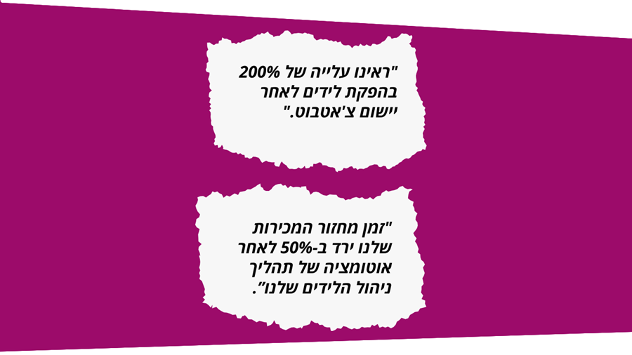 אוטומציה עובדת לעסק