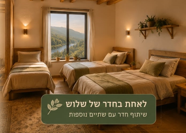 לאחת בחדר של שלוש
