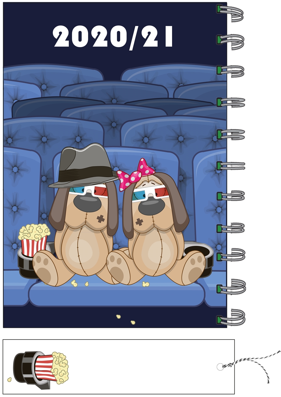 זוג כלבים בקולנוע