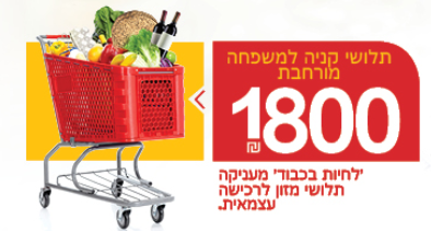 תלושי קניה למשפחה מורחבת