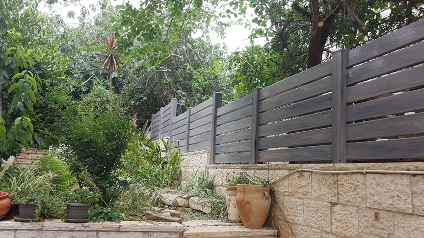 גדרות לגינה, גדרות PVC, גדרות פלסטיק לחצר | THINK FENCING ישראל