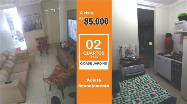 Apartamento 02 qts - Cidade Jardins