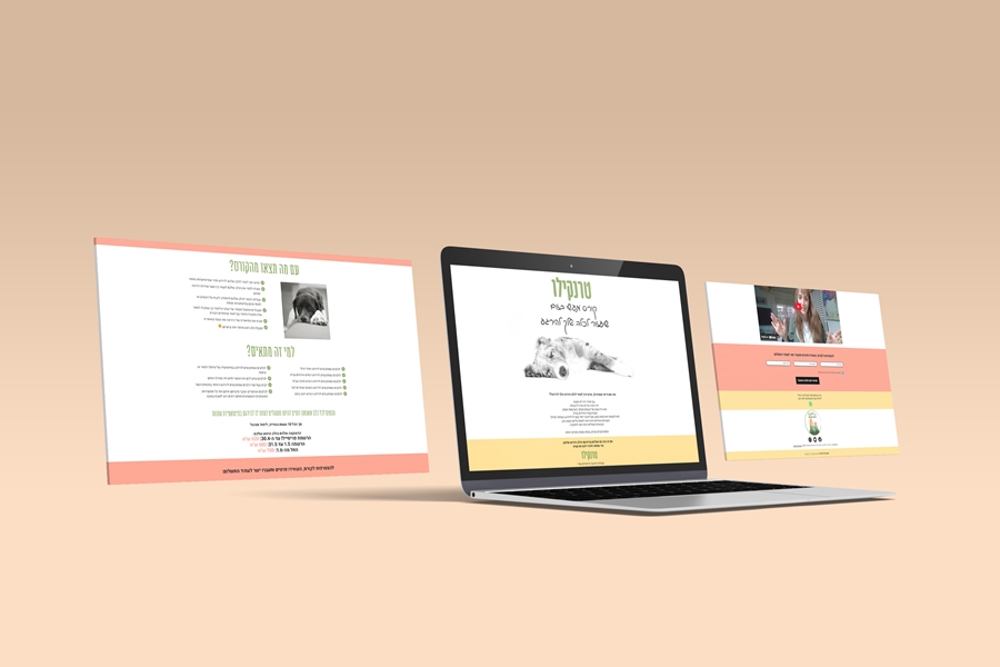 דף נחיתה לקורס - גל פילוסוף אליה - נטע פישמן דיזיין סטודיו