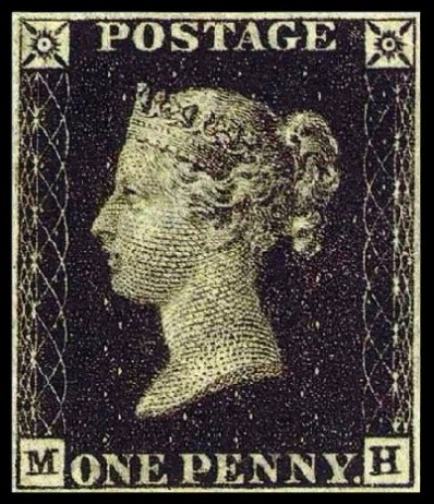 1.5.1840 בממלכה המאוחדת מונפק הפני השחור, שהוא בול הדואר הראשון בעולם.