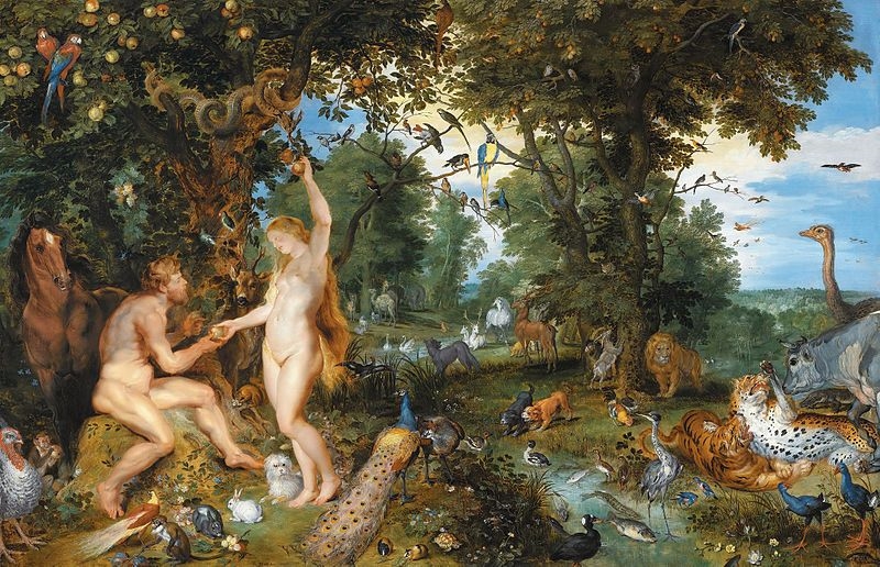 "גן עדן" - יאן ברויגל ופיטר רובנס (1615)