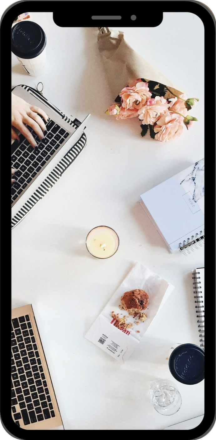 אייפון עם תמונה בפנים