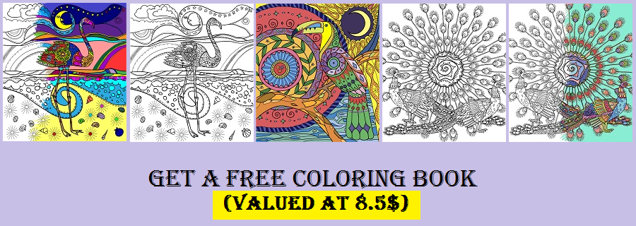 Get a FREE Birds Coloring Book