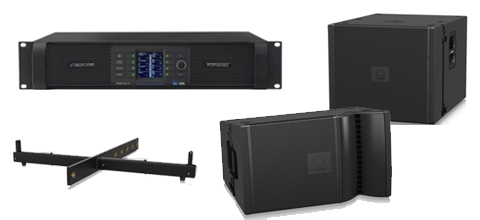 מערכת LINE ARRAY סדרת BERLIN תוצרת TURBOSOUND
