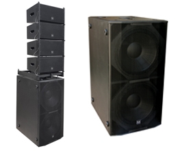 סאב אקטיבי כפול + יחידת רמקול