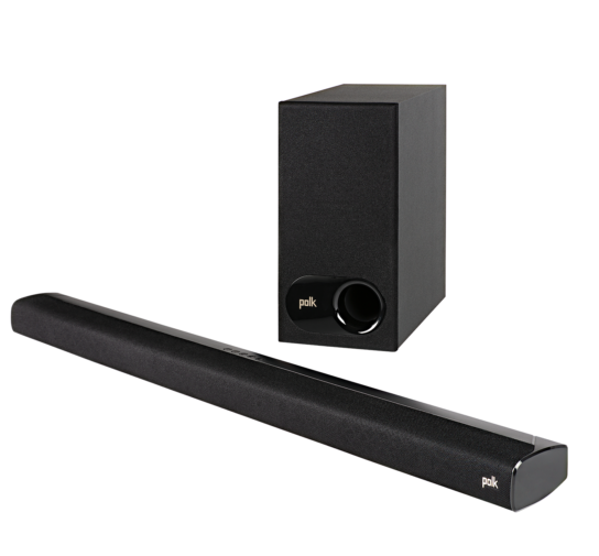 לרוכשים מעל 5000 ש"ח יוגרל סאונד-בר עם סאב מבית POLK