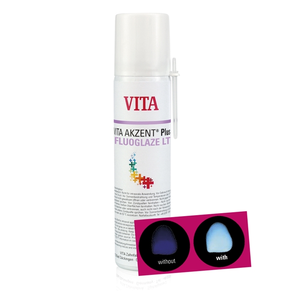 גלייז בספריי המכיל פלורוסנט FLUOGLAZE